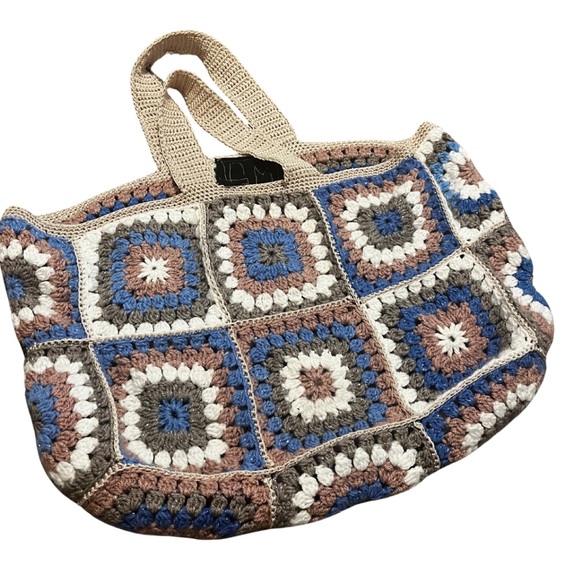 Crochet Tote Bag - Multicolor - Picture 2 of 2